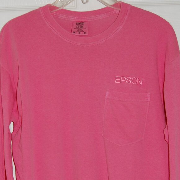 Comfort Colors Unisex EPSON Top (Bust: 41"), Size M, Pink - Picture 3 of 6
